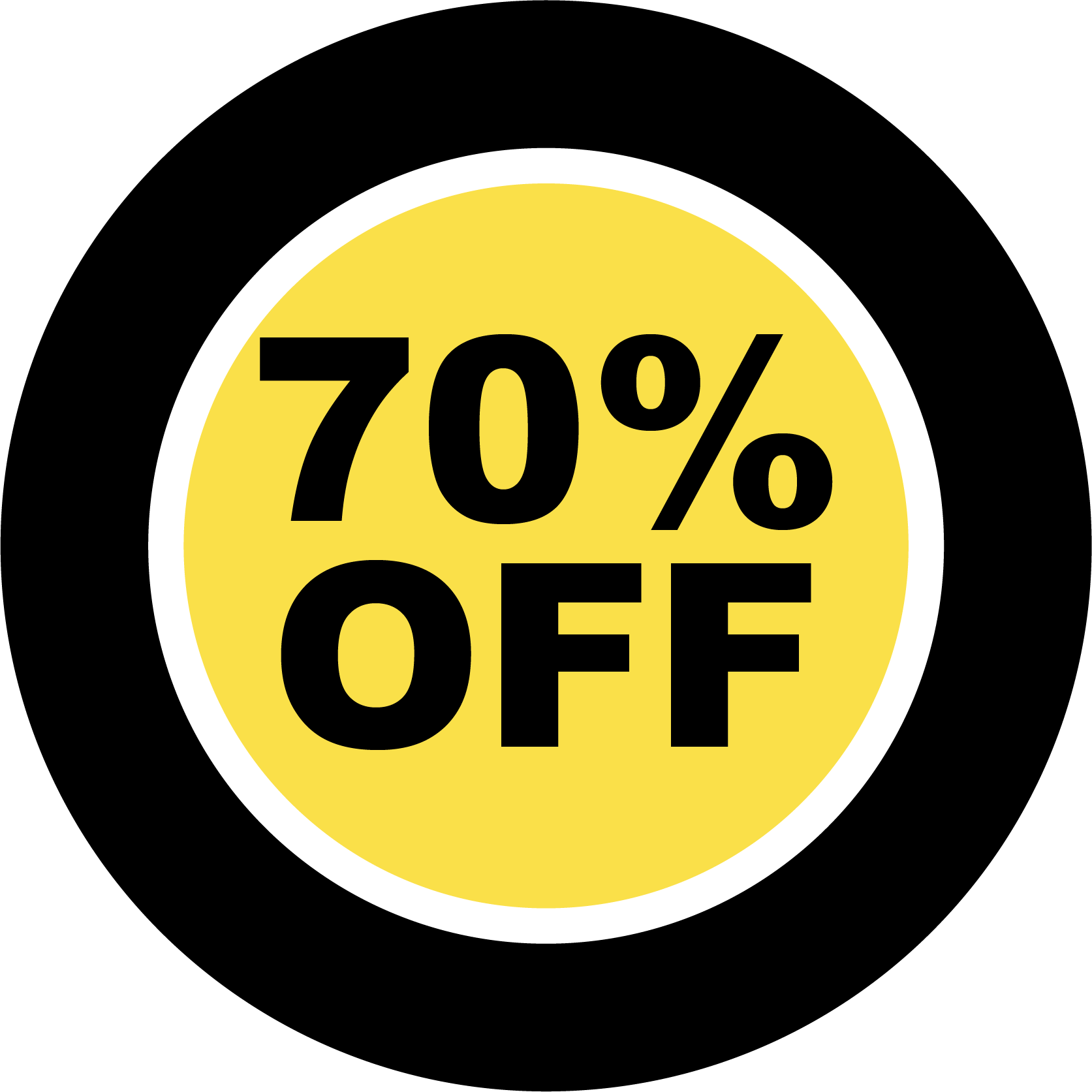 70% Label