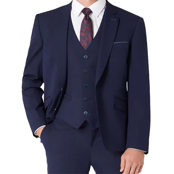 Remus Uomo Palucci 3 Piece Mix To Fit Suit - Royal