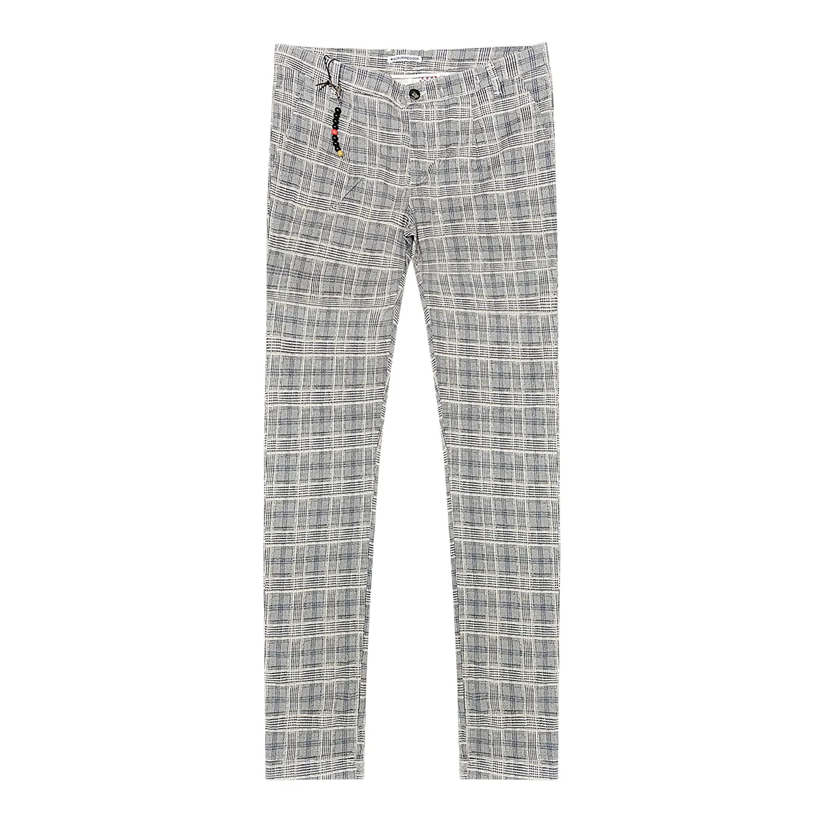 Kompressor Skinny Pleated Chino Grey Che