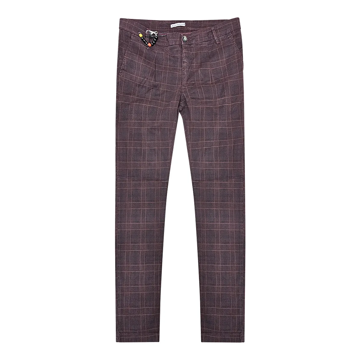 Kompressor Skinny Pleated Chino Wine Che