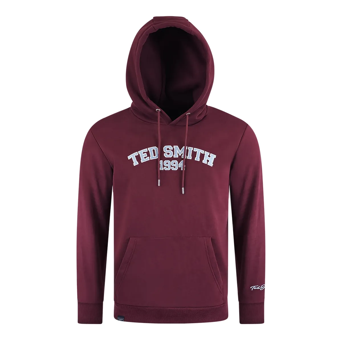 Ted Smith Waxy Collegiate Hoody Maroon