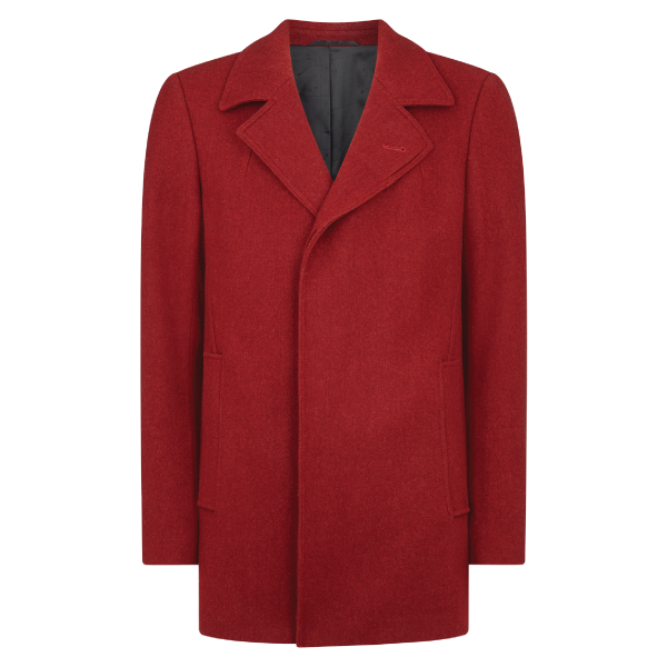 Remus Uomo Lohmann Overcoat Red