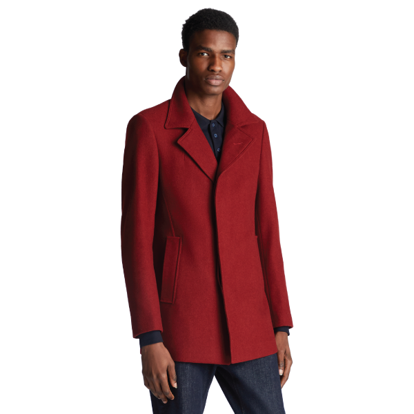 Remus Uomo Lohmann Overcoat Red