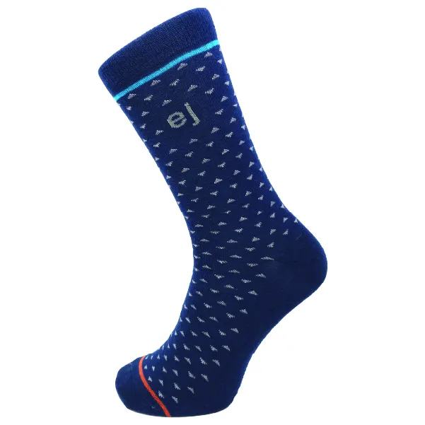 EJ Diamond Sock Grey/Navy