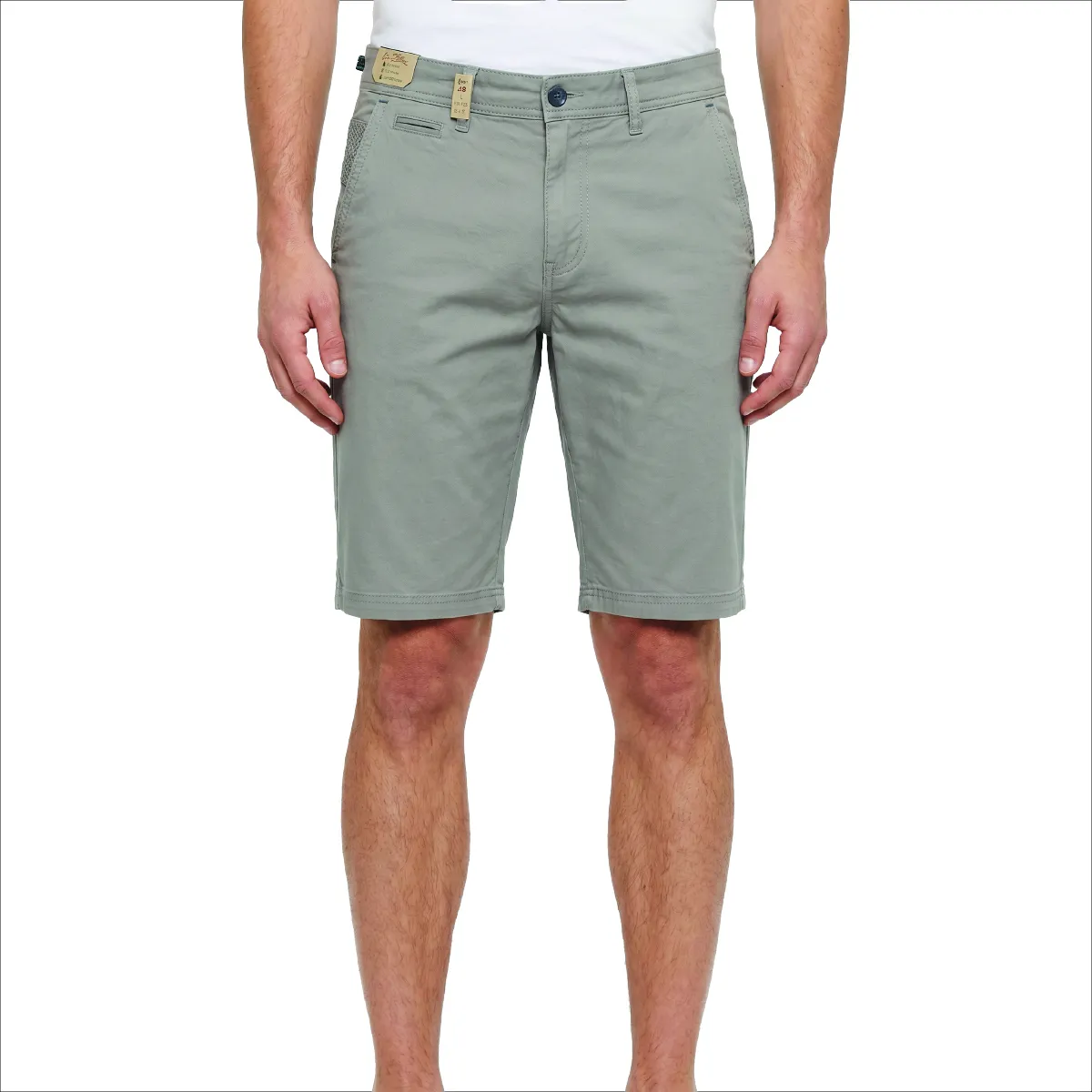 Sea Barriers Guccia Tapered Fit Chino Shorts Grey
