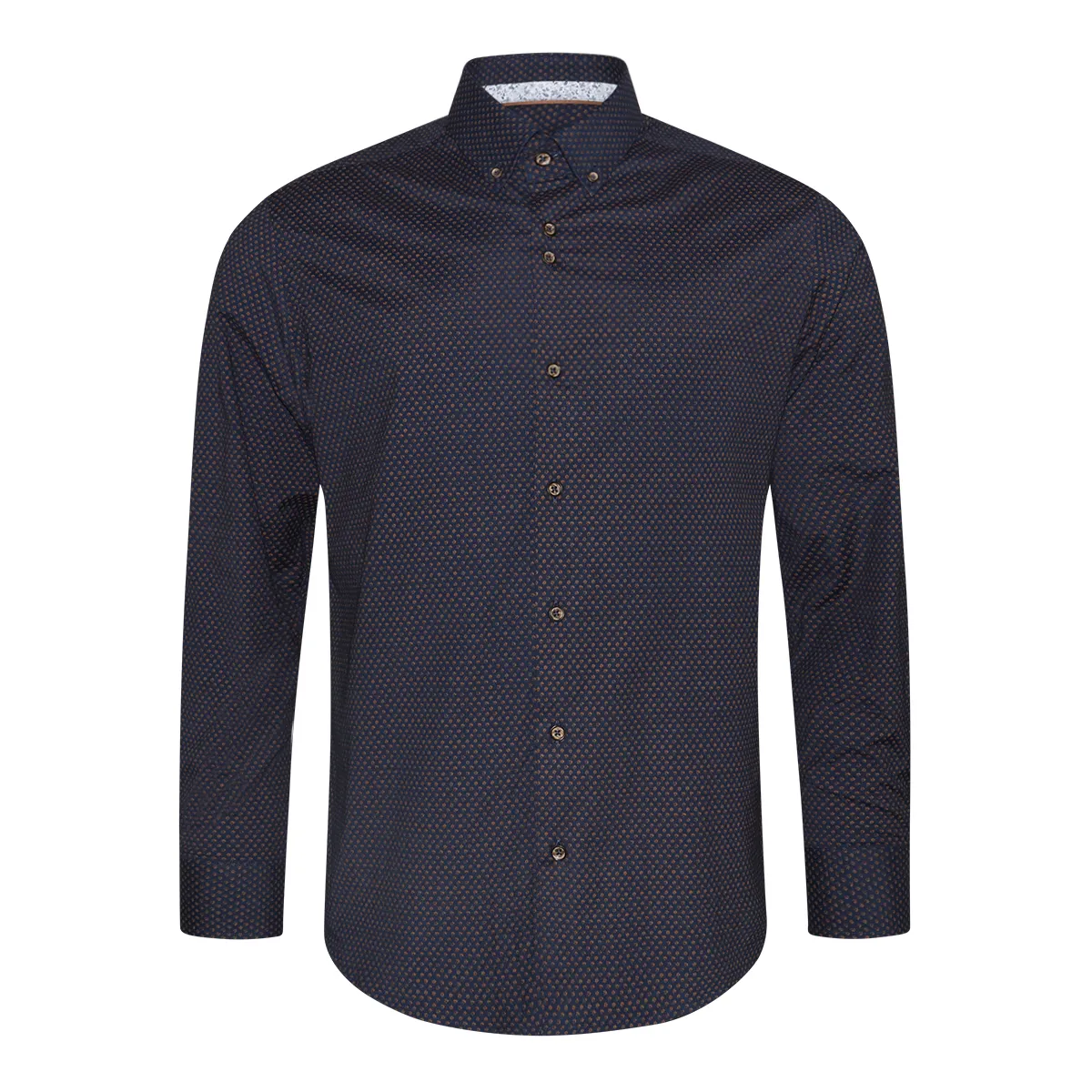 William Tailor Fago Printed Shirt Navy