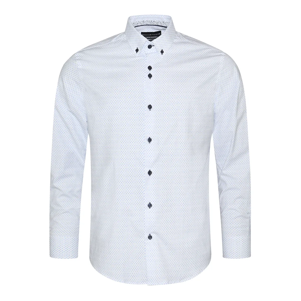 William Tailor Fago Printed Shirt White