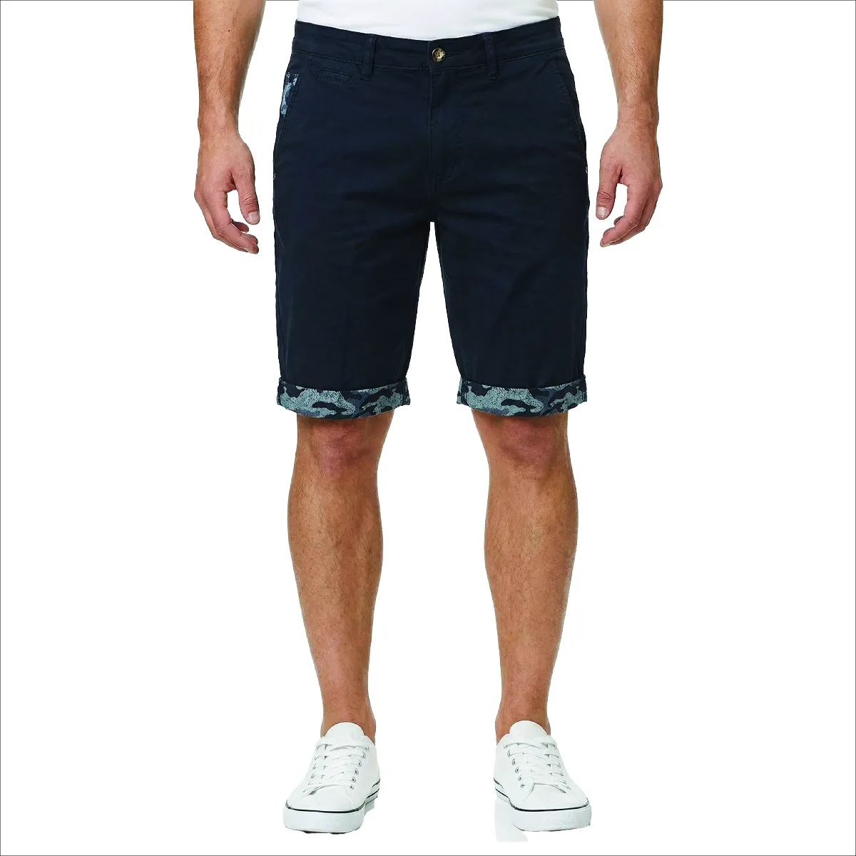 Sea Barriers Liverpool Chino Shorts Navy