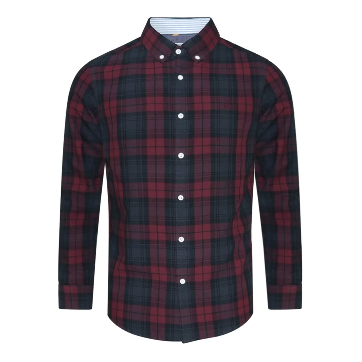 William Tailor Slim Oxford Shirt Red Che