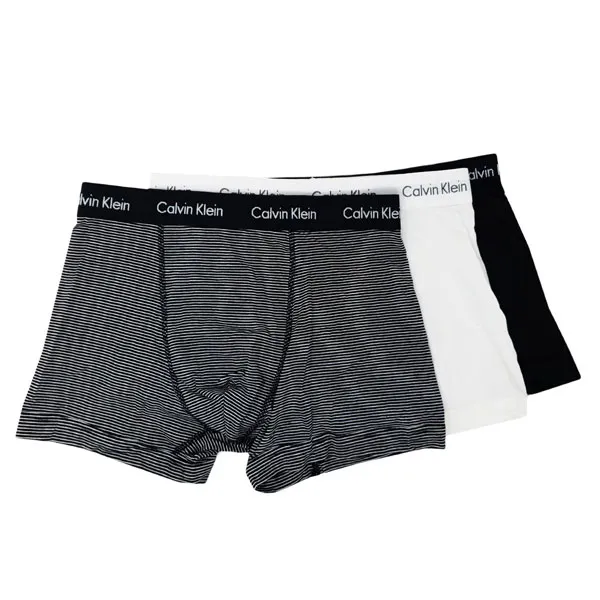 CK 3pk Trunk - White/Black/Stripe