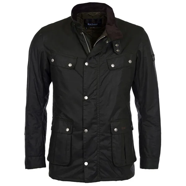 Barbour Tourer Duke Wax Jacket Sage