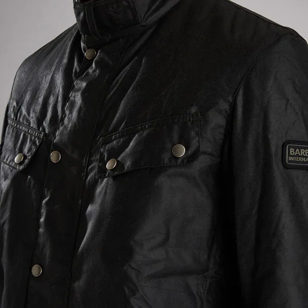 Barbour Tourer Duke Wax Jacket Sage