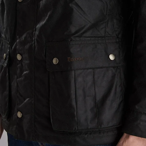 Barbour Tourer Duke Wax Jacket Sage