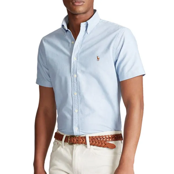Ralph Lauren SS Oxford Sport Shirt Blue