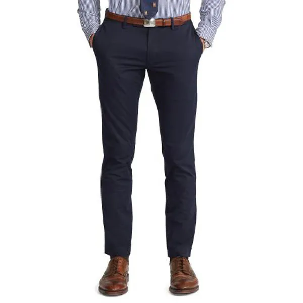 Ralph Lauren Stretch Slim Chino In Navy