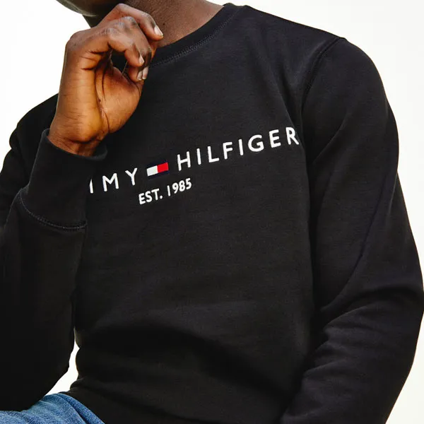 Tommy Hilfiger Logo Sweater Black