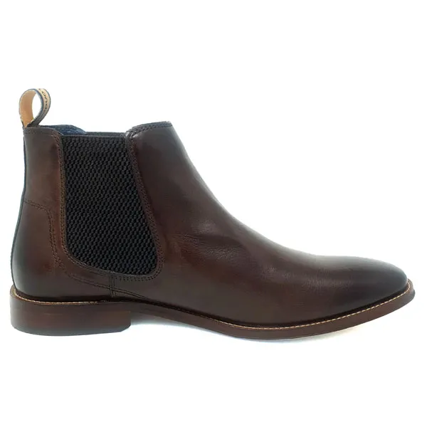 Base London Sikes Leather Boots Brown