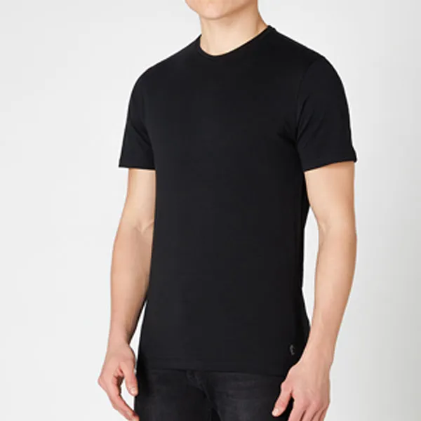 Remus Uomo Plain T-Shirt In Black