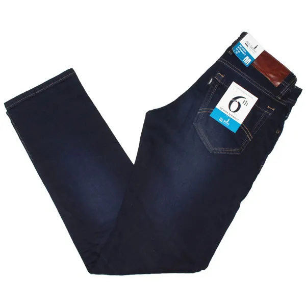 6th Sense Nevada Straight Fit Jean In Blue Black