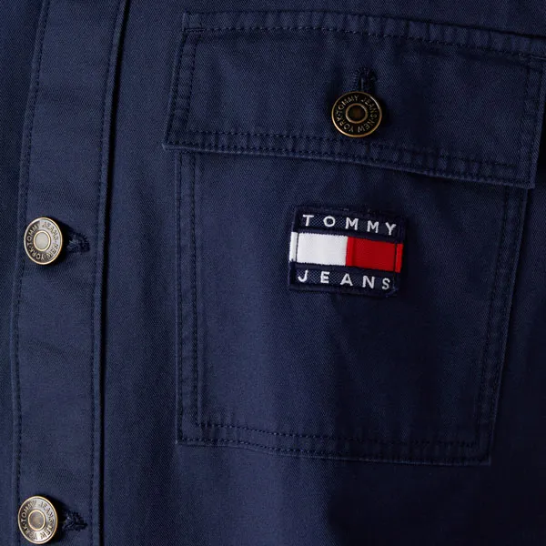 Tommy Jeans Solid Overshirt Navy