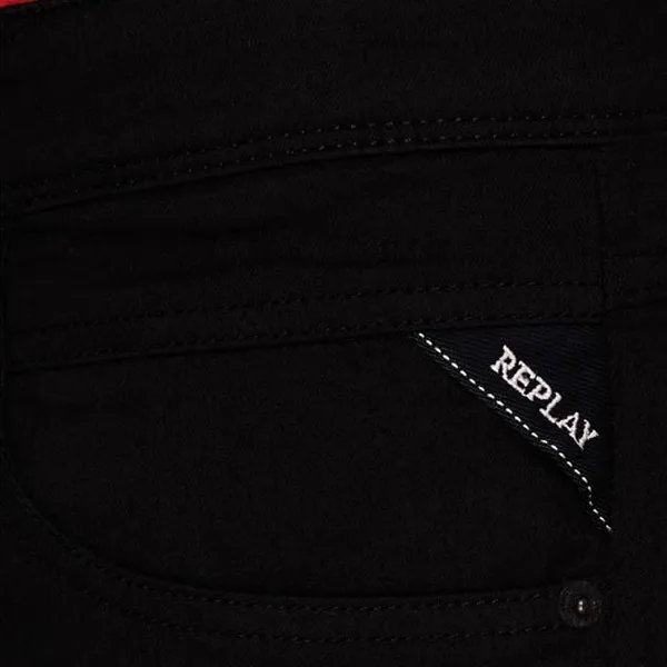 Replay Anbass Jeans In Black