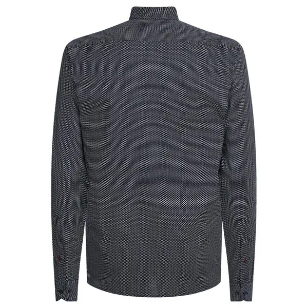 Tommy Hilfiger Mini Geo Print Shirt In Carbon Navy
