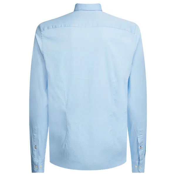 Tommy Hilfiger Dobby Slim Shirt In Calm