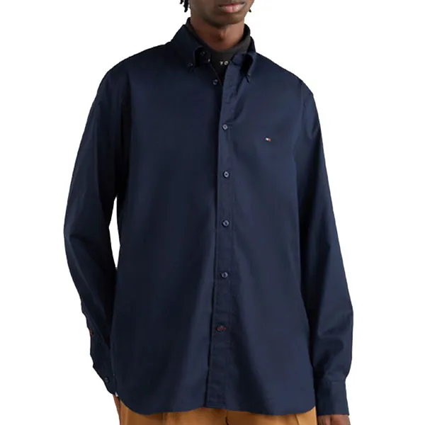 Tommy Hilfiger Core Flex Poplin Shirt Navy