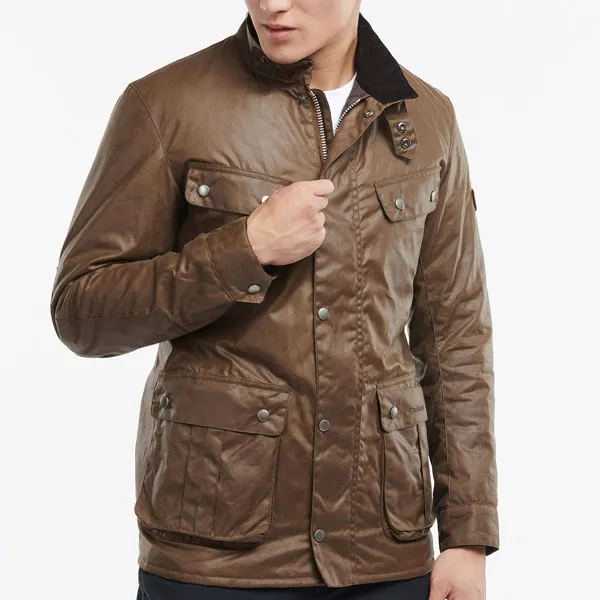 Barbour Tourer Duke Wax Jacket Bark