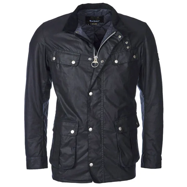 Barbour Tourer Duke Wax Jacket Navy