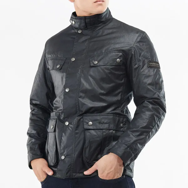 Barbour Tourer Duke Wax Jacket Navy