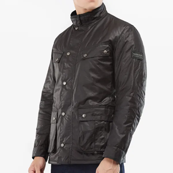 Barbour Tourer Duke Wax Jacket Rustic Brown