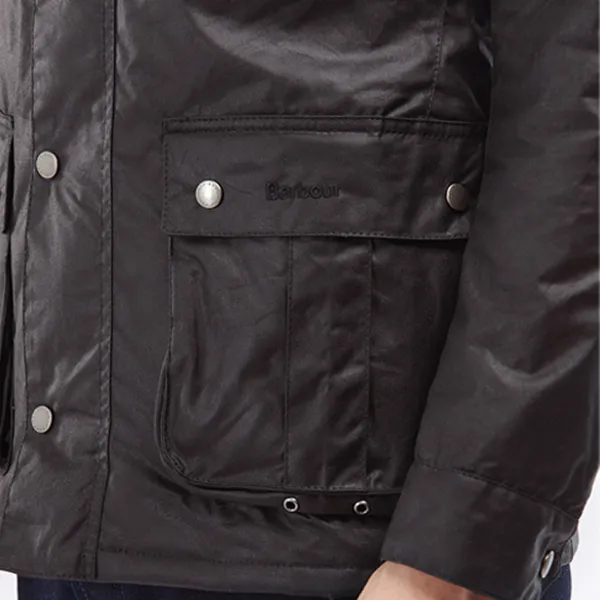 Barbour Tourer Duke Wax Jacket Rustic Brown