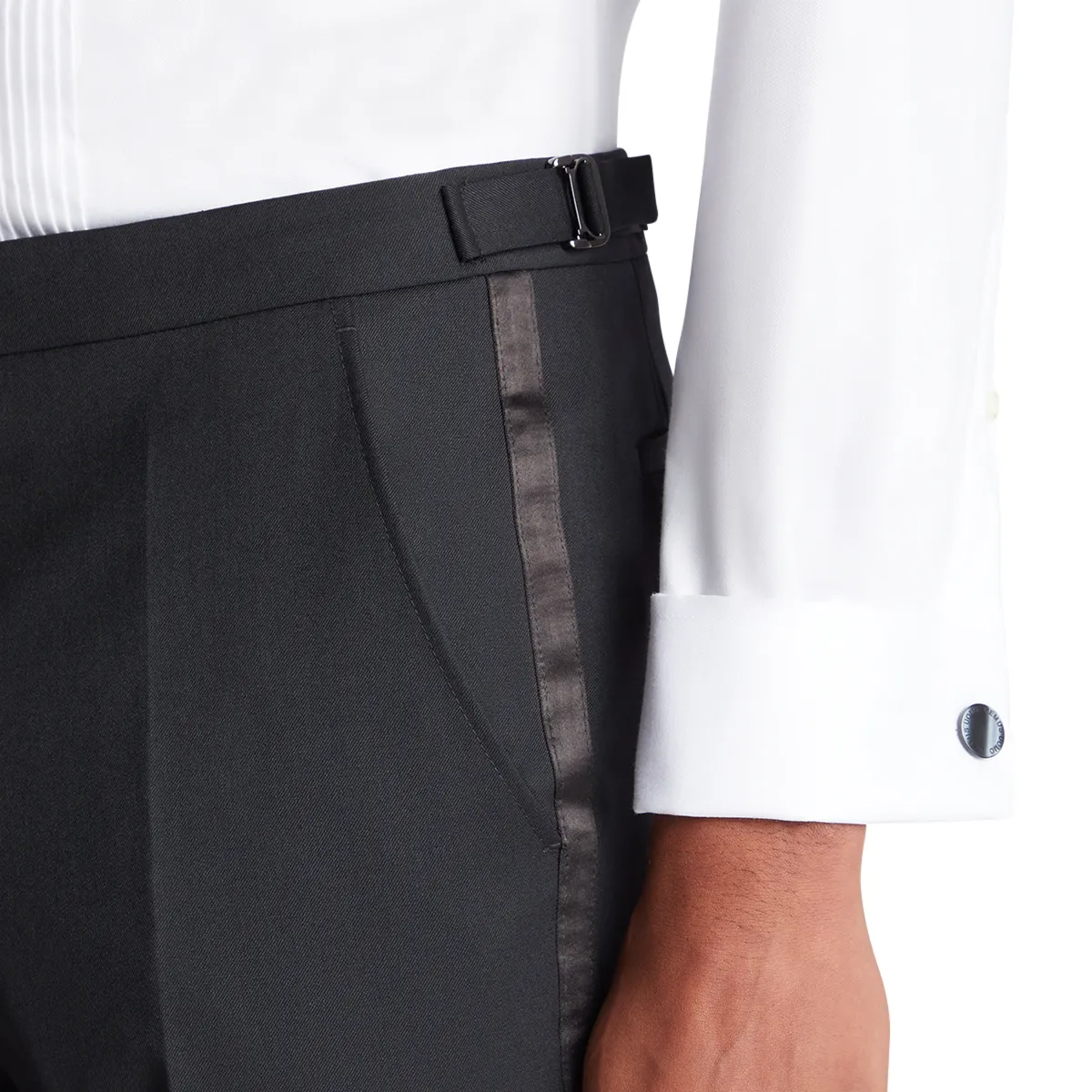 Remus Uomo Ashton Pleated Shirt White