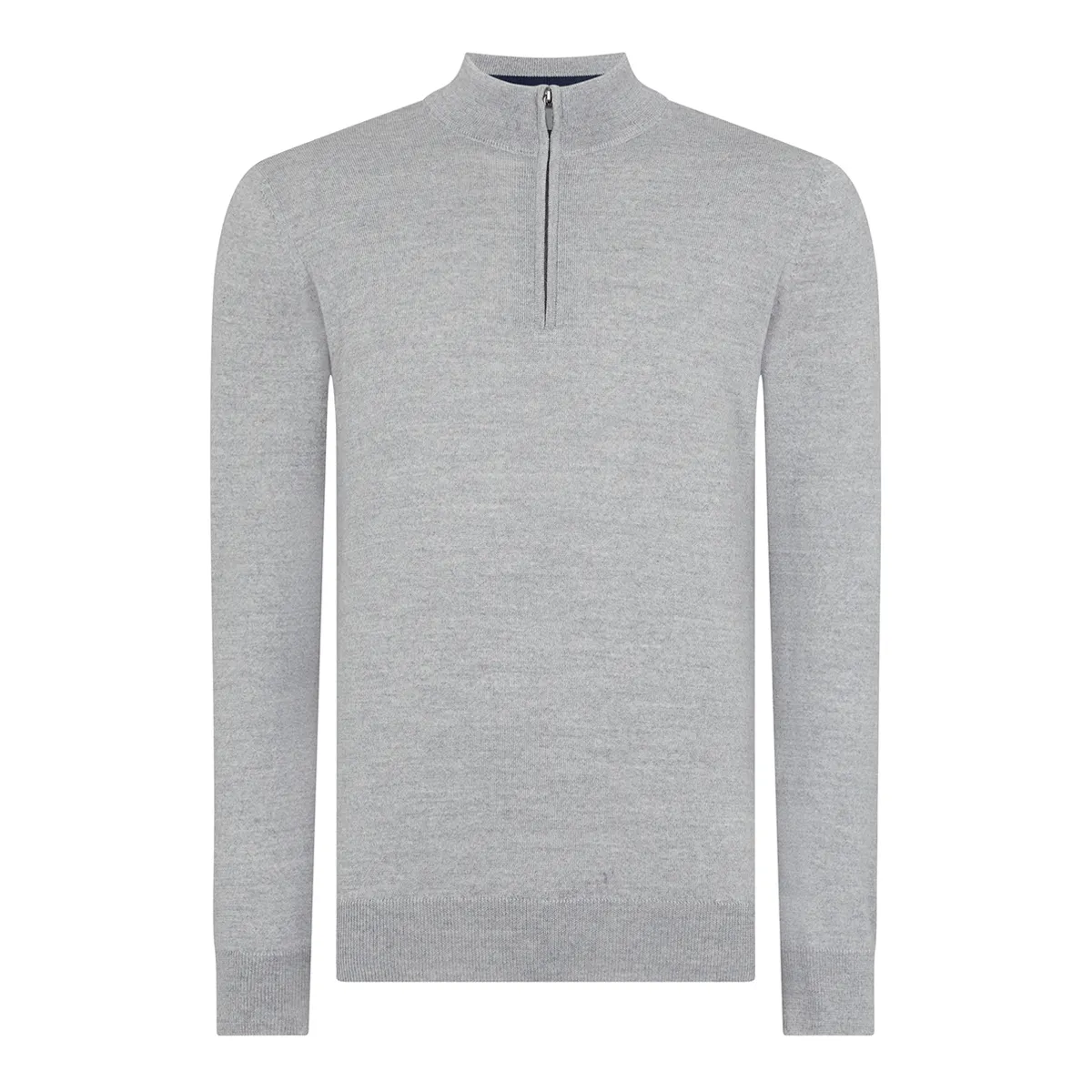 Remus Uomo LS HZ Sweater Light Grey