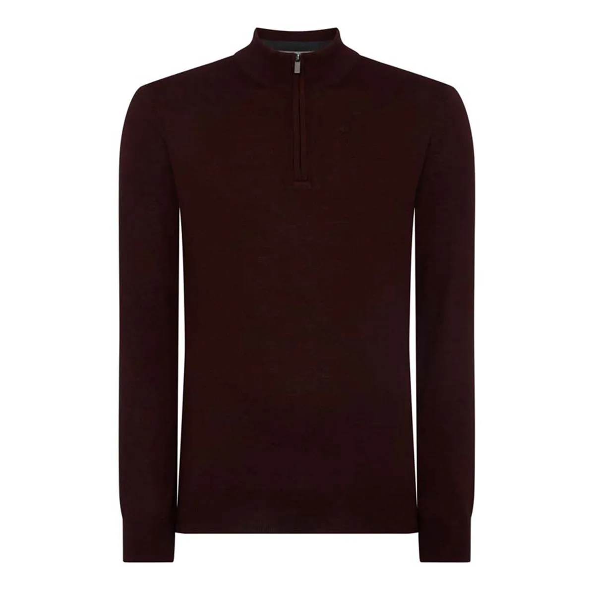 Remus Uomo LS HZ Sweater Wine