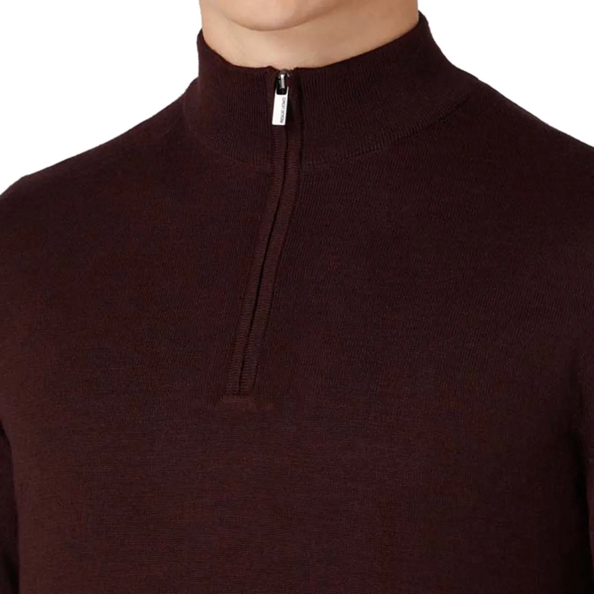 Remus Uomo LS HZ Sweater Wine