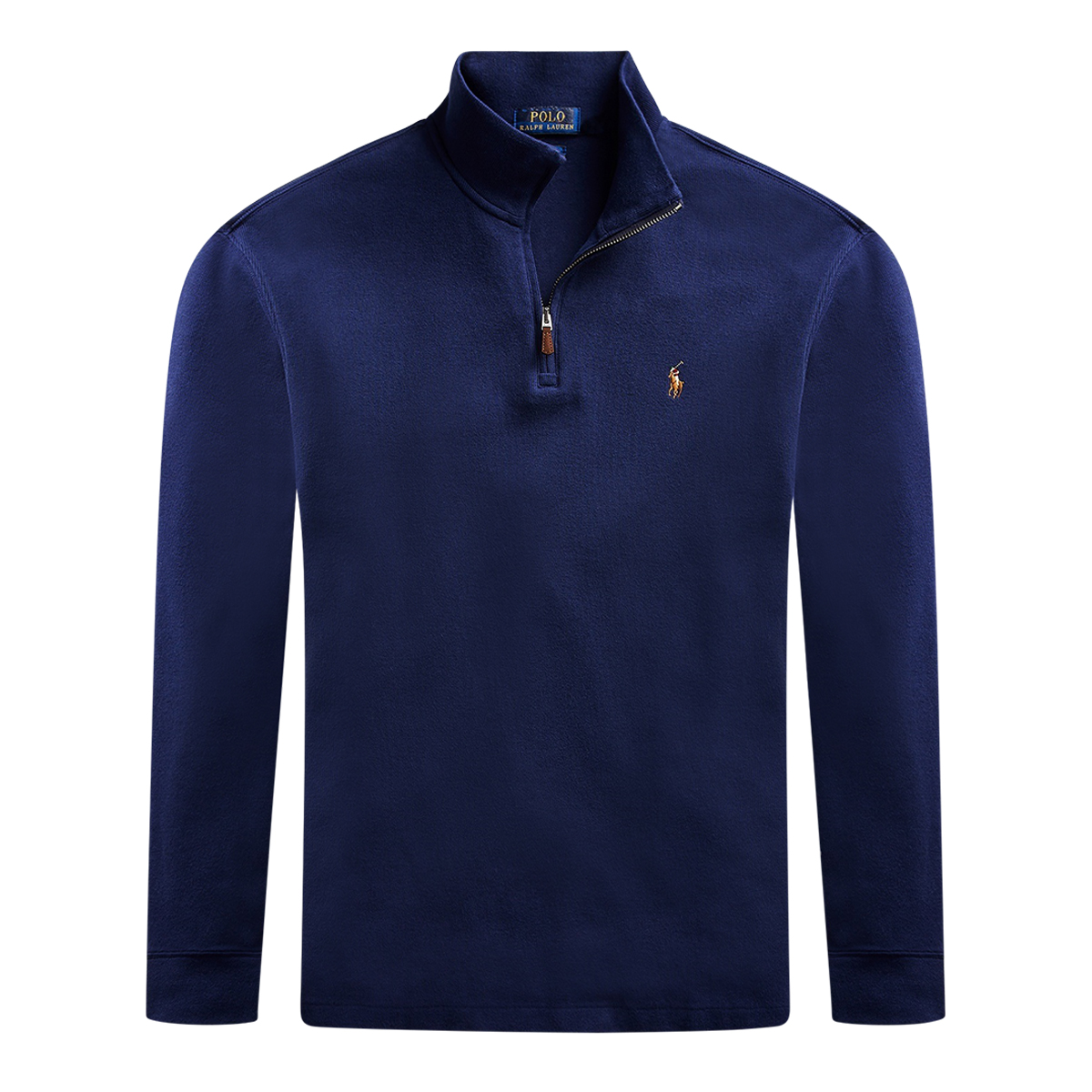 Ralph Lauren Knit Half Zip Navy Ejmenswear Store
