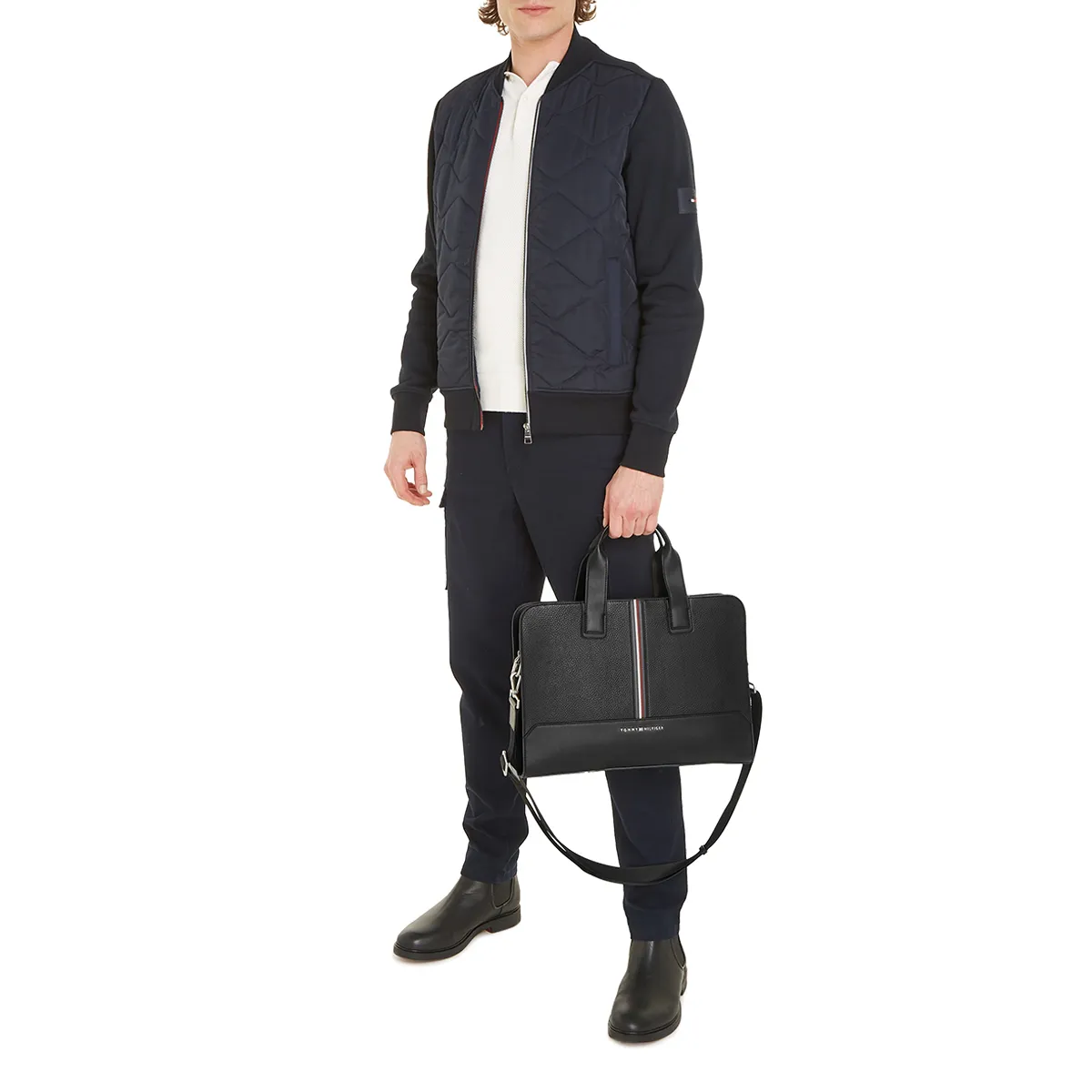 TH Central Slim Computer Bag Black