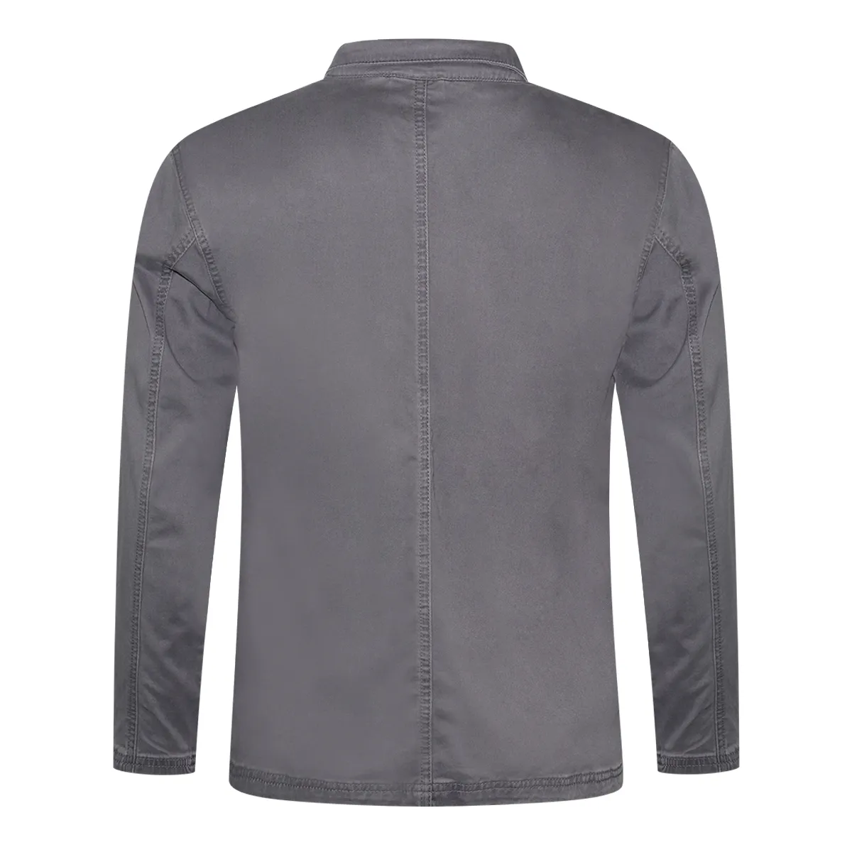 Enzo Milano Zip Overshirt Grey