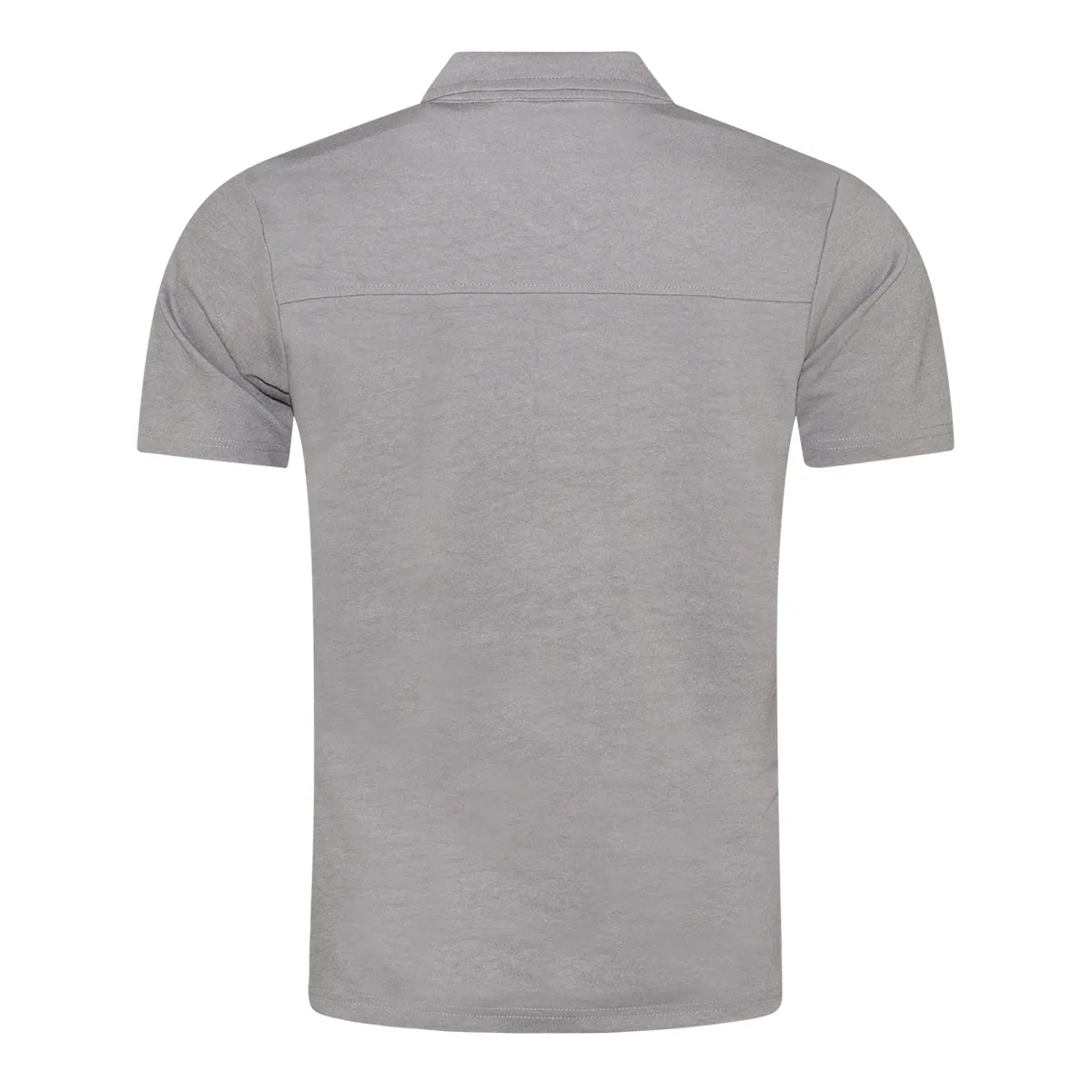 Enzo Milano SS Zip Polo Shirt Grey