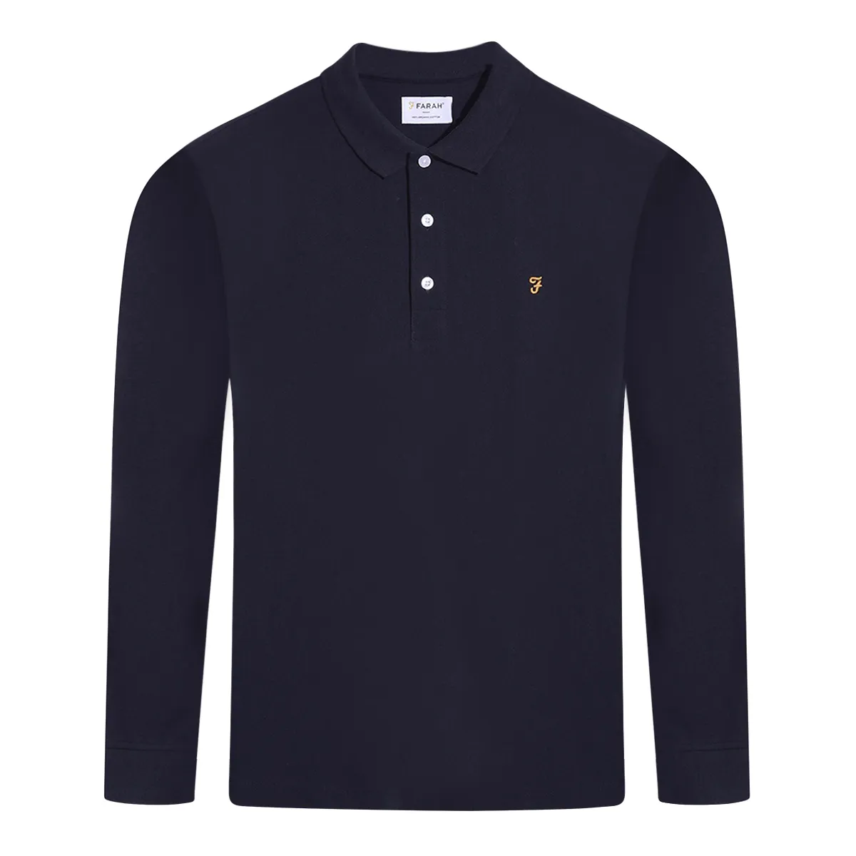Farah Blanes Long Sleeve Polo True Navy