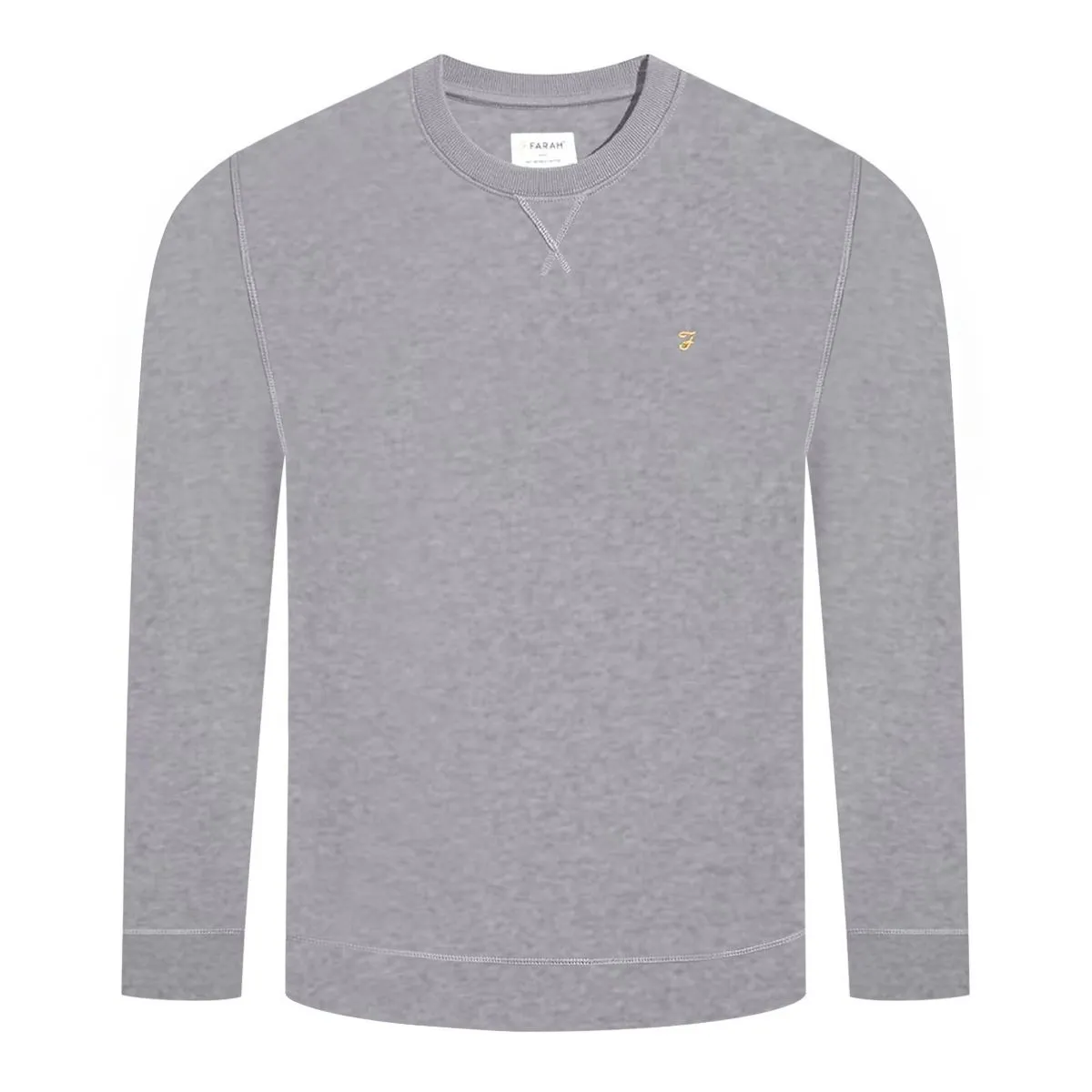 Farah Tim New Crew Sweater Light Grey