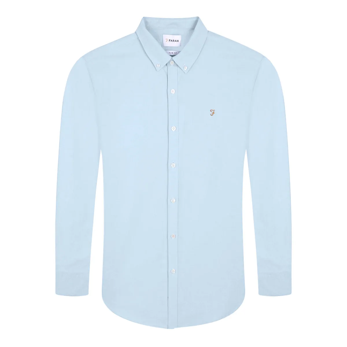 Farah Brewer LS Shirt Sky Blue