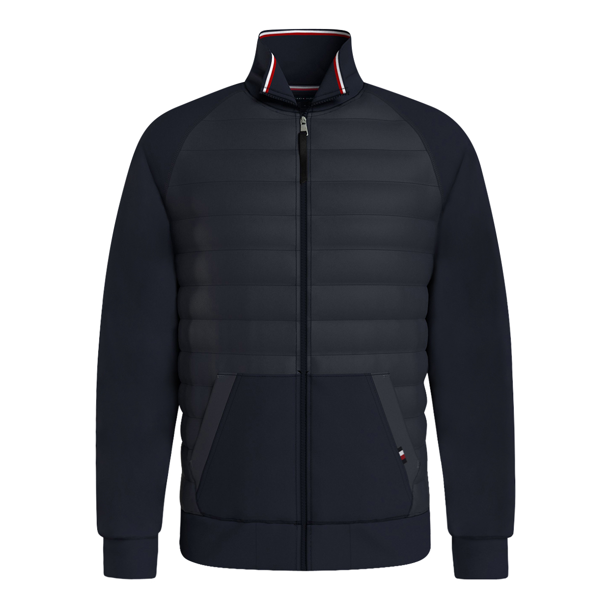 Tommy Hilfiger Mix Media Zip Thru Navy Ejmenswear Store