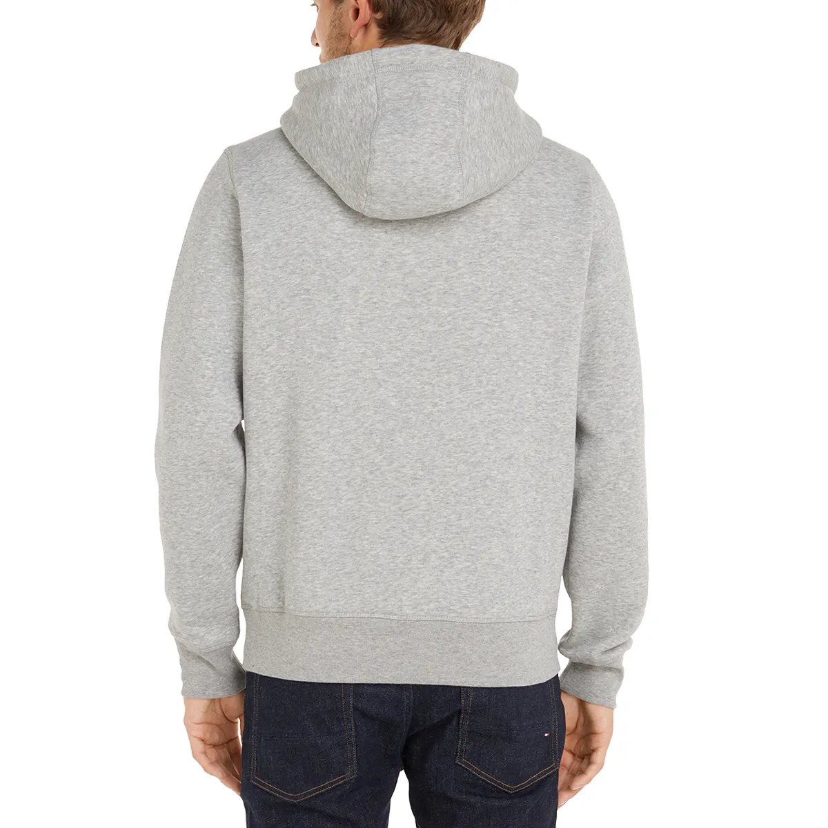Tommy Hilfiger Core Logo Hood Cloud Heather