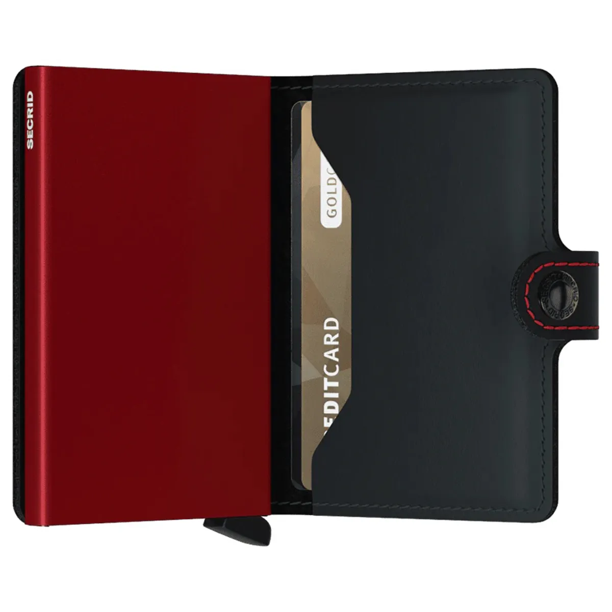 Secrid Miniwallet Matte Black Red