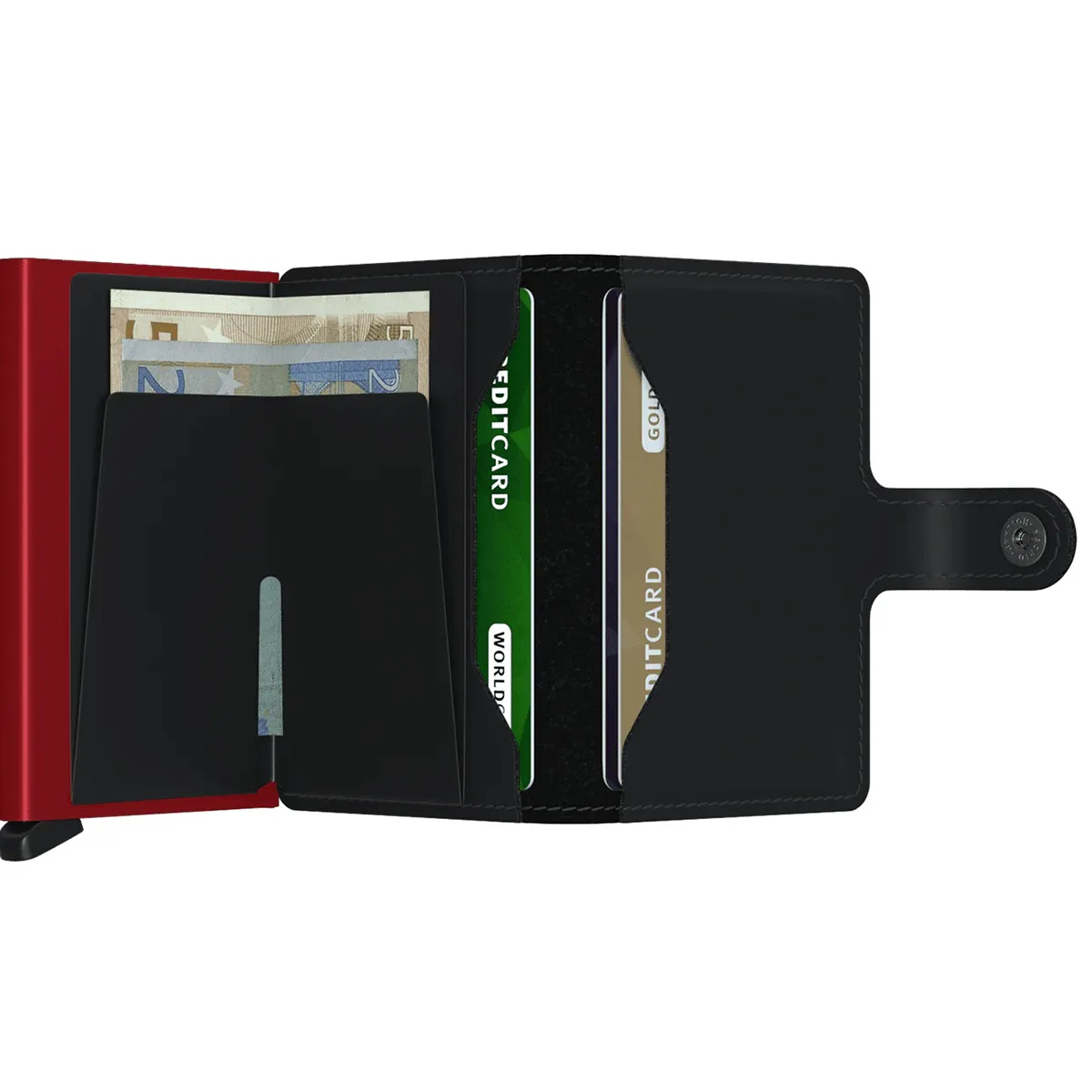 Secrid Miniwallet Matte Black Red