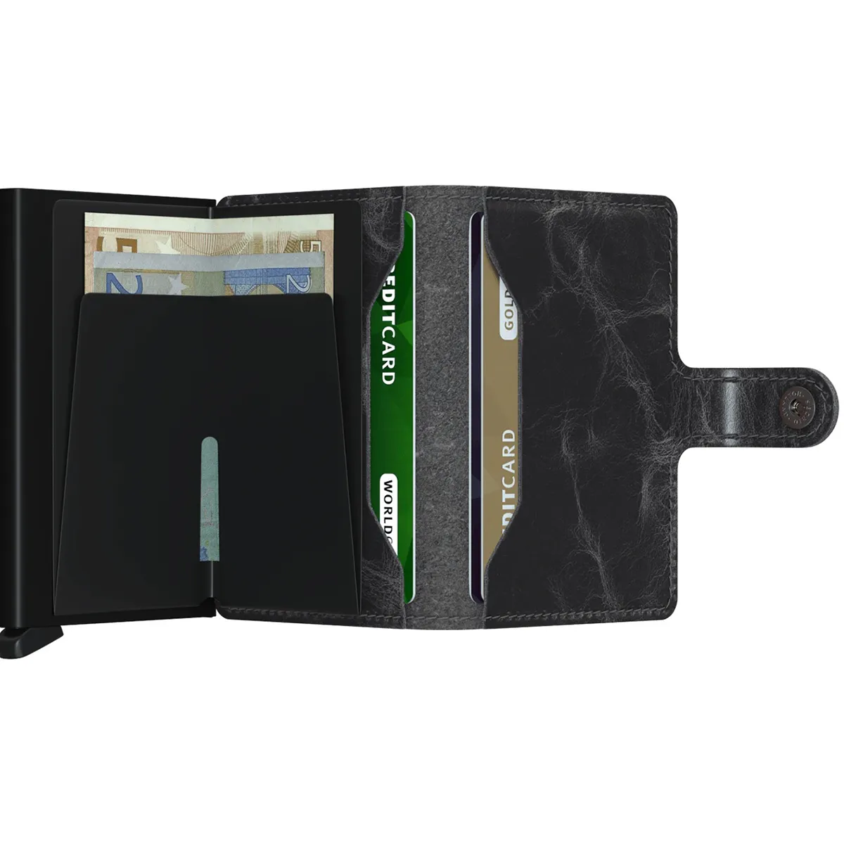 Secrid Miniwallet Vintage Grey Black