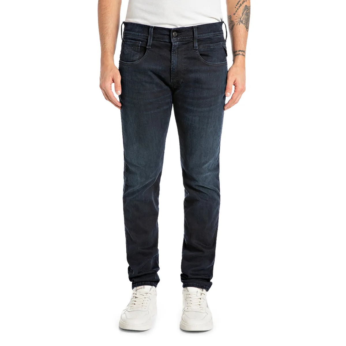 Replay Anbass Hyperflex Slim Jeans Dark Blue